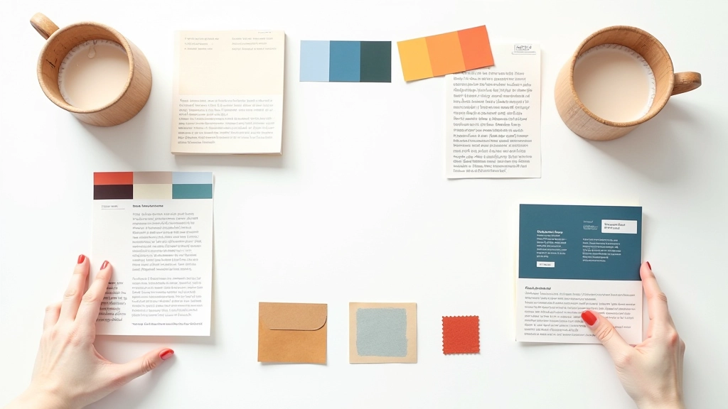 Moodboard criativo com amostras de cores, texturas, imagens de referência e tipografia para projeto de animação